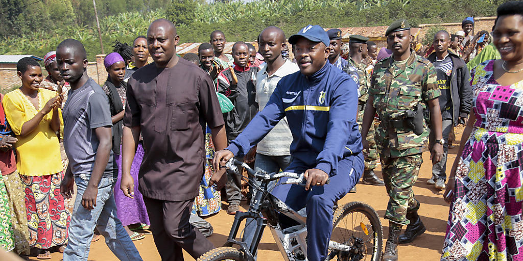 Der Präsident von Burundi Pierre Nkurunziza bei der Wahl im Juli. (Archivbild) Der Präsident von Burundi Pierre Nkurunziza bei der Wahl im Juli. (Archivbild)