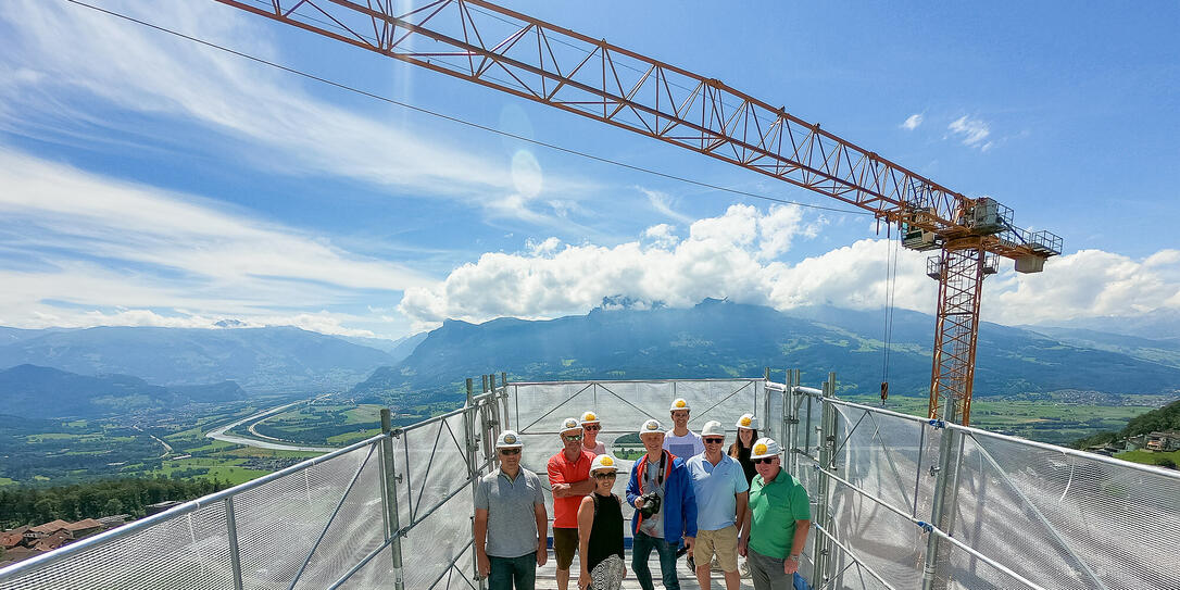 Tag der offenen Baustelle in Triesenberg