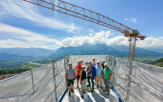 Tag der offenen Baustelle in Triesenberg