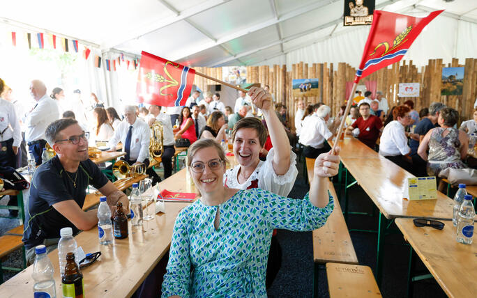 76. Liechtensteiner Verbandsmusikfest in Mauren  unter dem Motto «Mura - tönt guat»