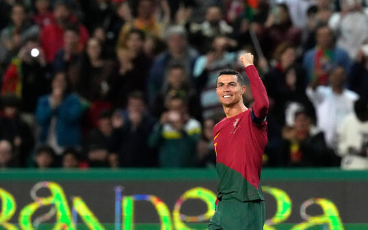 Wegen ihm kommen die Fans: Cristiano Ronaldo.