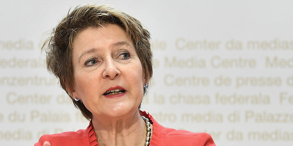 "Auch Nichtstun kostet": Umweltministerin und SP-Bundesrätin Simonetta Sommaruga. (Archivbild)