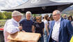Feierlichkeiten zum Jubiläum bei der alten Rheinbrücke Vaduz–Sevelen