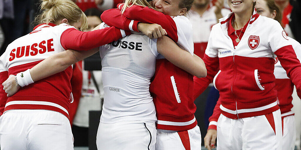 Das Schweizer Fed-Cup-Team muss auf seinen Einsatz am Final-Turnier weiter warten