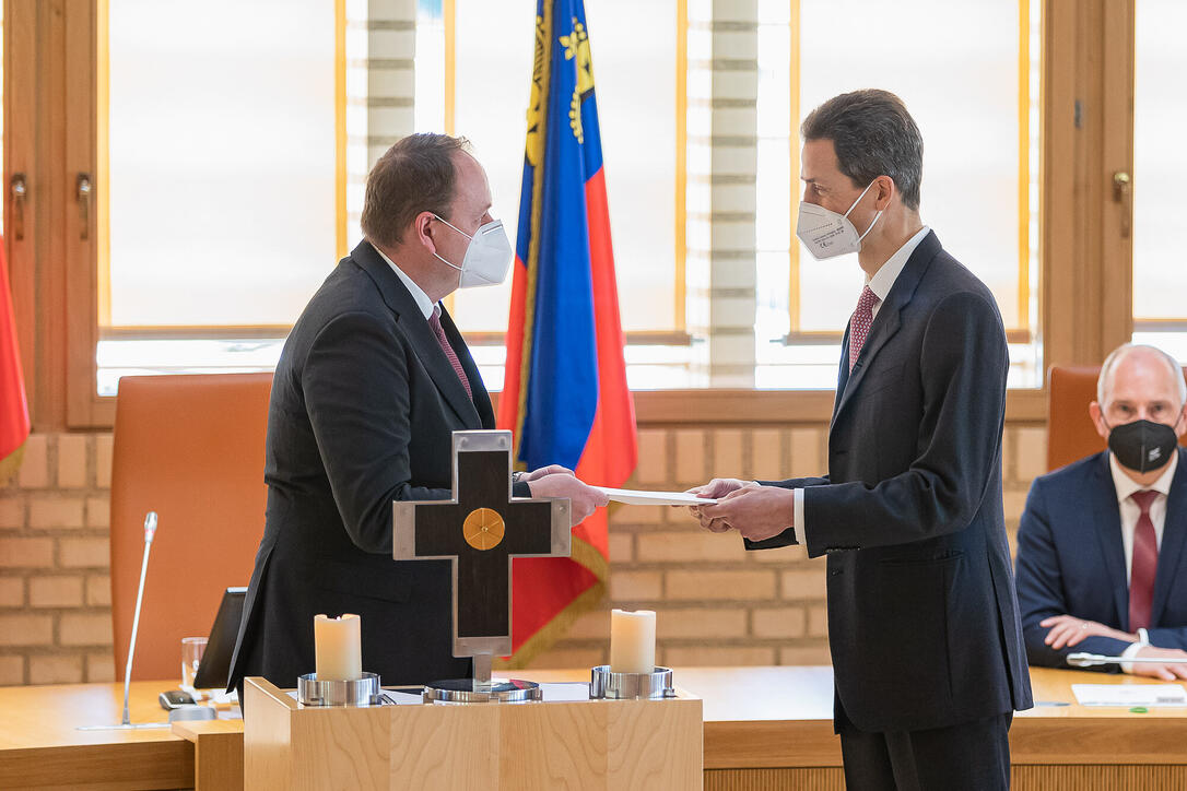 Landtagseröffnung 2021 in Vaduz