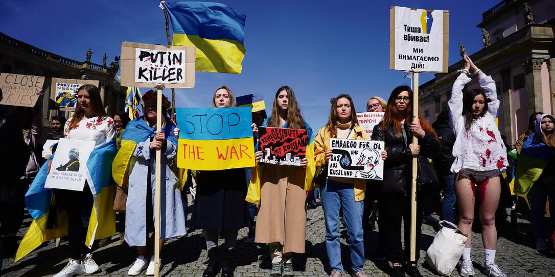 Alternative Easter March Demonstration in Berlin