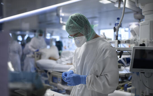 INTENSIVSTATION, KANTONSSPITAL FREIBURG, HFR FREIBURG, CORONAVIRUS, COVID-19, COVID 19, NCOV-2019,