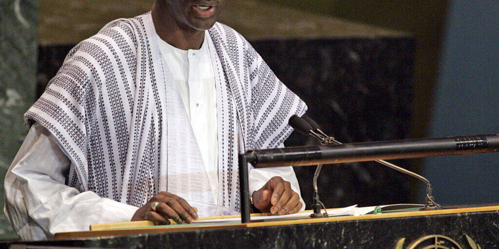 ARCHIV - Moctar Ouane, damaliger Außenminister von Mali, spricht auf der UN-Generalversammlung. Foto: Frank Franklin II/AP/dpa