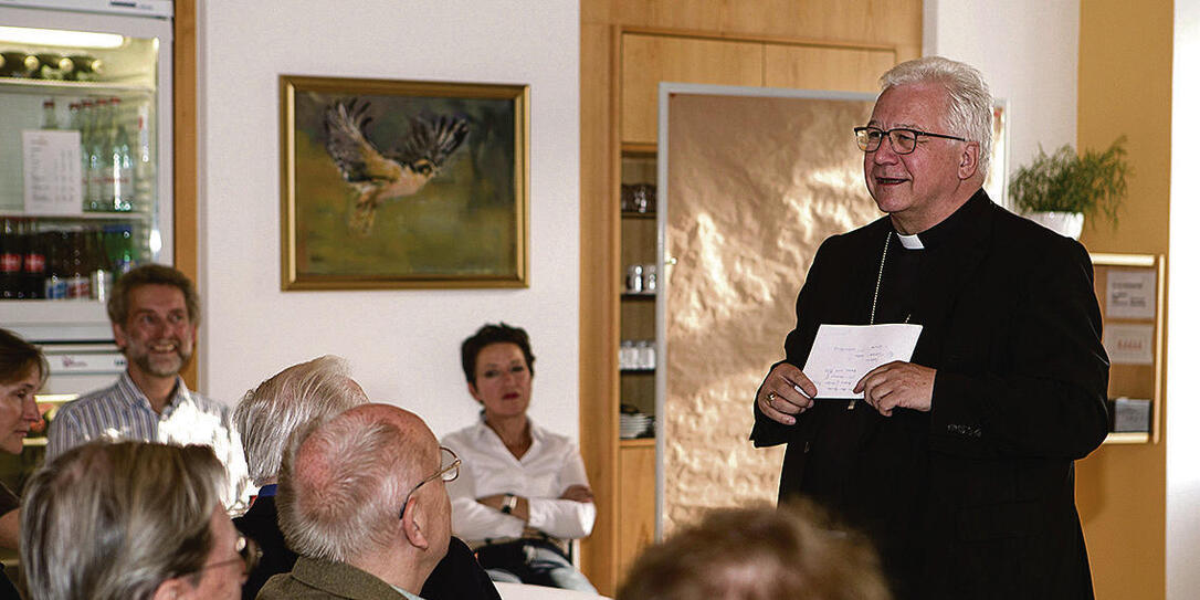 Gesprächsabend mit Bischof Markus Büchel, Balzers Gesprächsabend mit Bischof Markus Büchel, Balzers