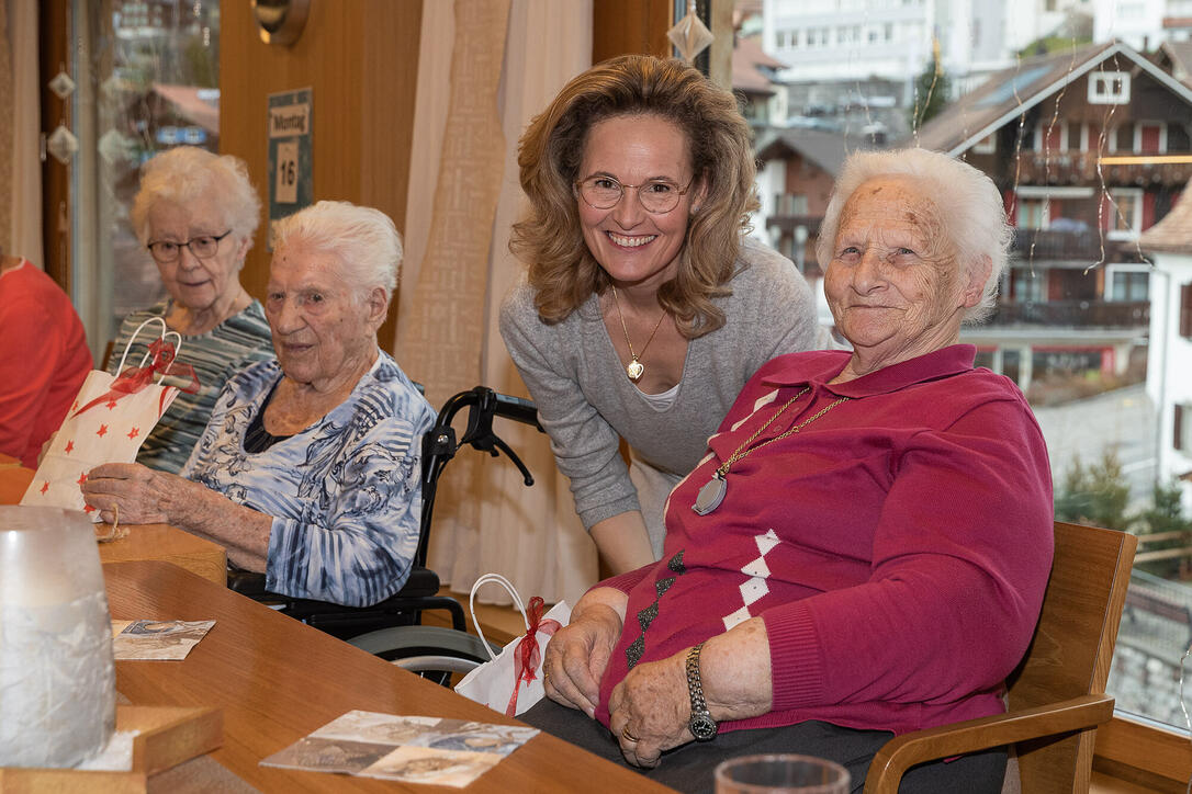 Altersheimbesuch von Erbprinzessin in Triesenberg