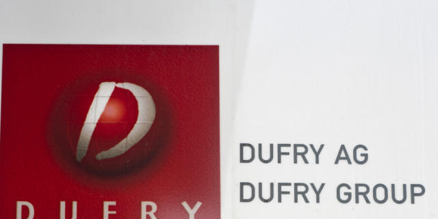 Logo von Dufry, der Nummer Eins im Duty-Free-Geschäft