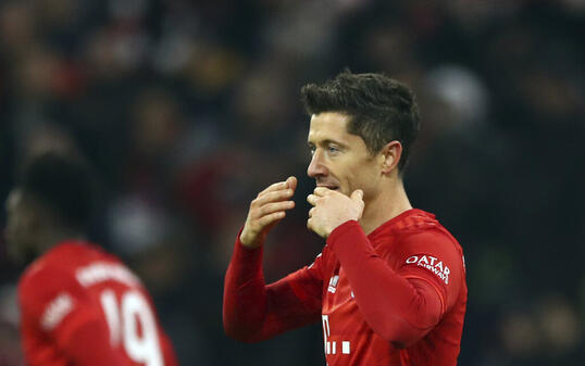 Robert Lewandowski und seine Teamkollegen feierten einen Kantersieg gegen Dortmund