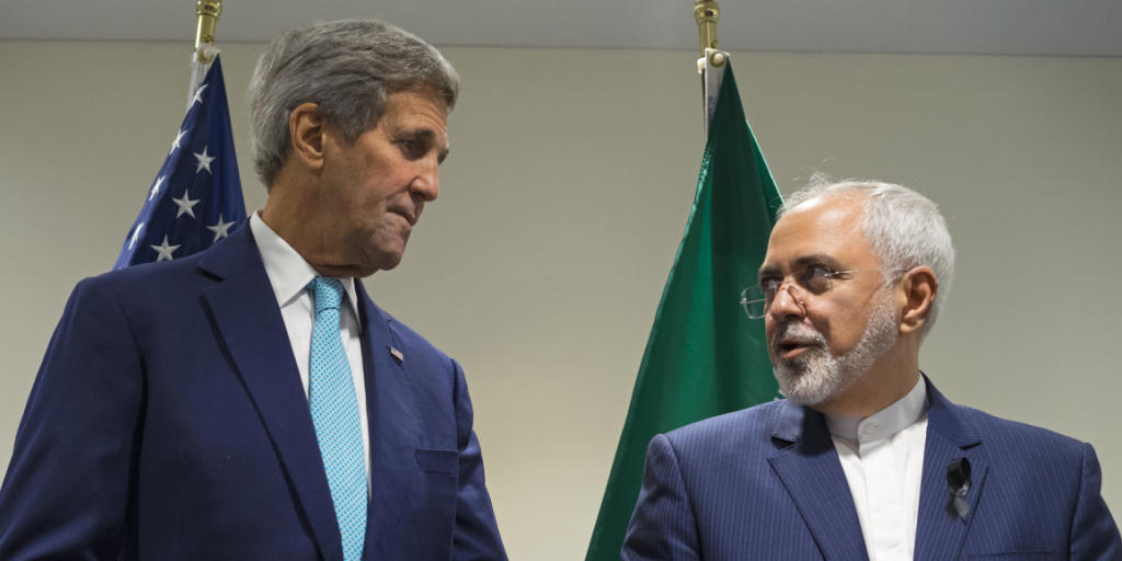 Sie treffen heute in Wieder wieder zusammen: Die Aussenminister der USA und des Irans, John Kerry (l) und Mohammed Dschawad Sarif (Archiv)