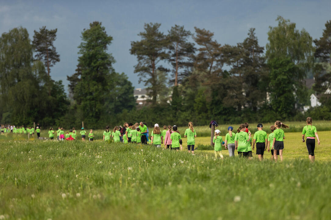 Sponsorenlauf der Primarschule Mauren