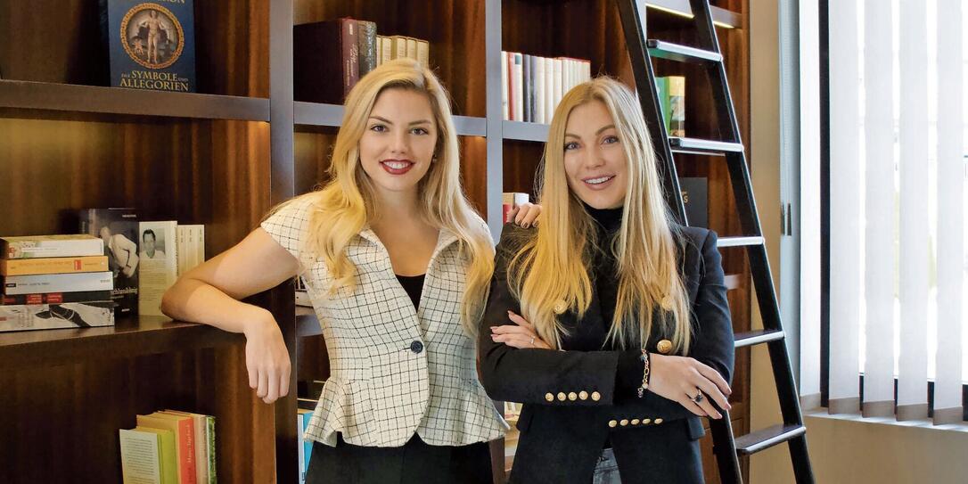 Lisa-Maria und Anna-Sophia Beck sind Geschäftsführerinnen der LANASIA AG Lisa-Maria und Anna-Sophia Beck sind Geschäftsführerinnen der LANASIA AG