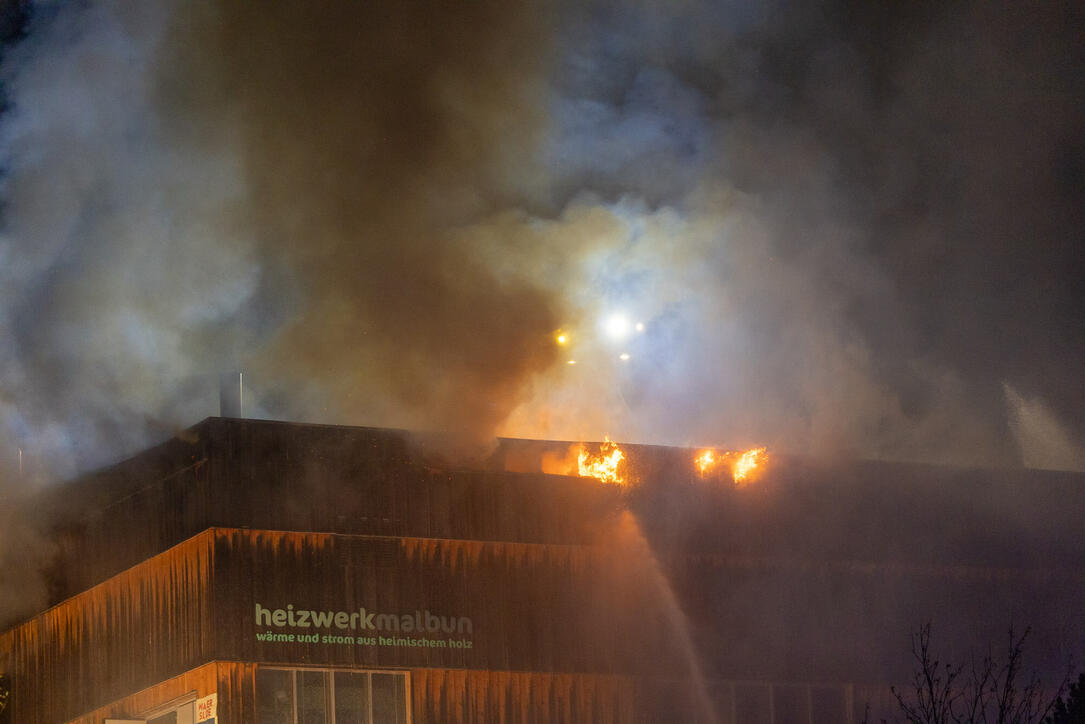 Brand Heizwerk Malbun (16.12.2025)