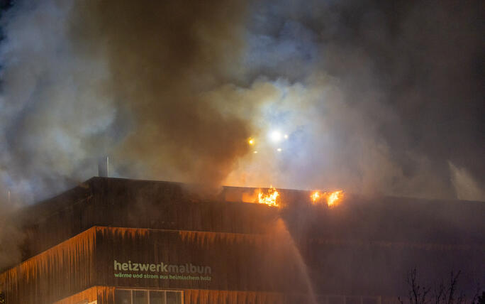 Brand Heizwerk Malbun (16.12.2025)