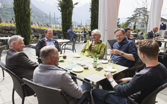 Öffnung der Terrassen