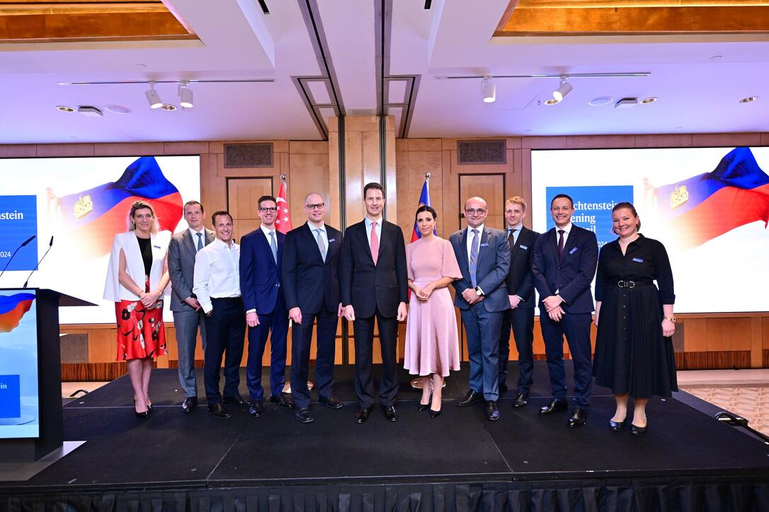 Erbprinz und Aussenministerin in Singapur (4.11.2024)