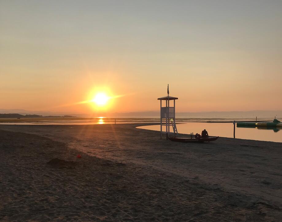 Sonnenaufgang in Grado