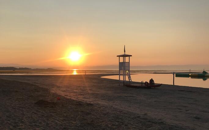 Sonnenaufgang in Grado