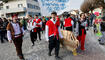 Fasnachtsumzug in Oberriet, St. Gallen, SG, Schweiz.