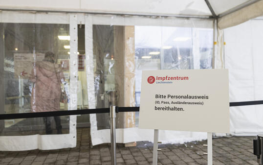 Impfzentrum Liechtenstein