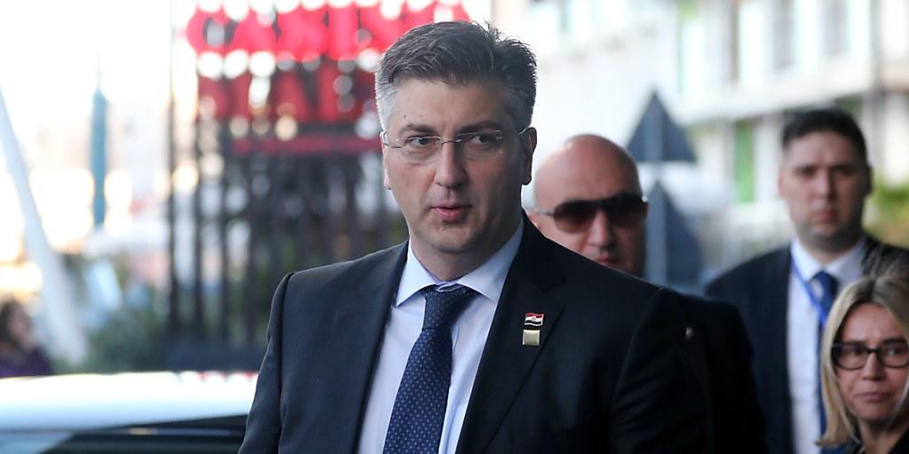 Der kroatische Regierungschef Plenkovic wirft drei Minister aus der Regierung. (Archiv)