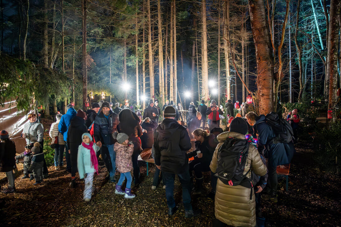 Nikolaus im Walde, Schellenberg (07.12.2024)