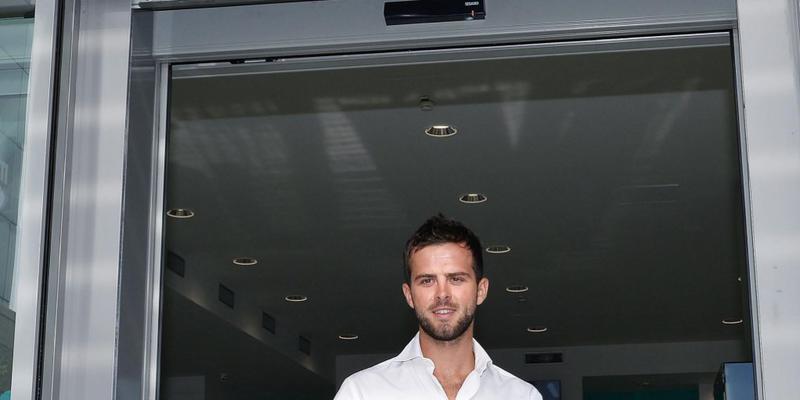 Miralem Pjanic vor dem Medizincheck bei Juventus Turin