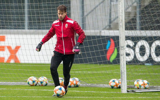 Abschlusstraining Fussball Nationalmannschaft Liechtenstein