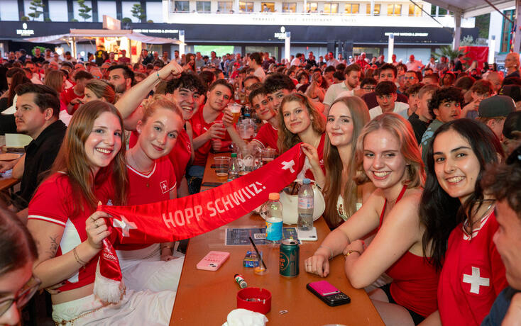 Public Viewing WM-Meile Vaduz &ndash; Spiel Schweiz vs Kanada