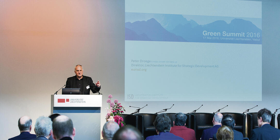 Green Summit 2016 Universität Vaduz 160517 Green Summit 2016 Universität Vaduz 160517