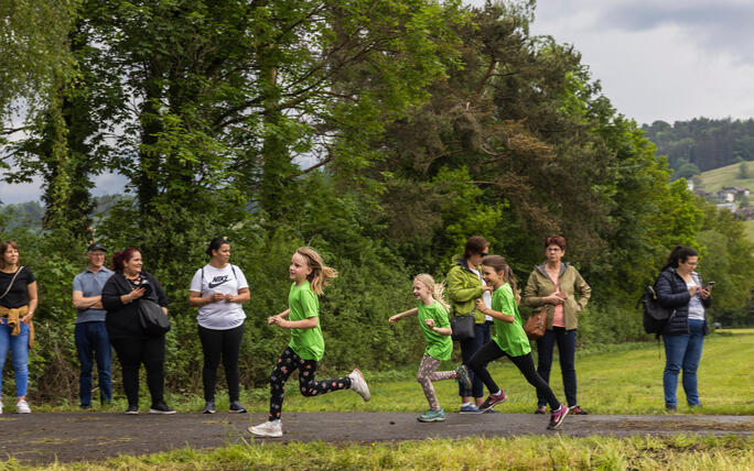 Sponsorenlauf der Primarschule Mauren