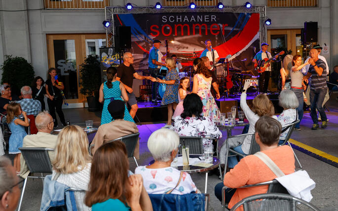 Auftakt Schaaner Sommer im Lindahof, in Schaan.