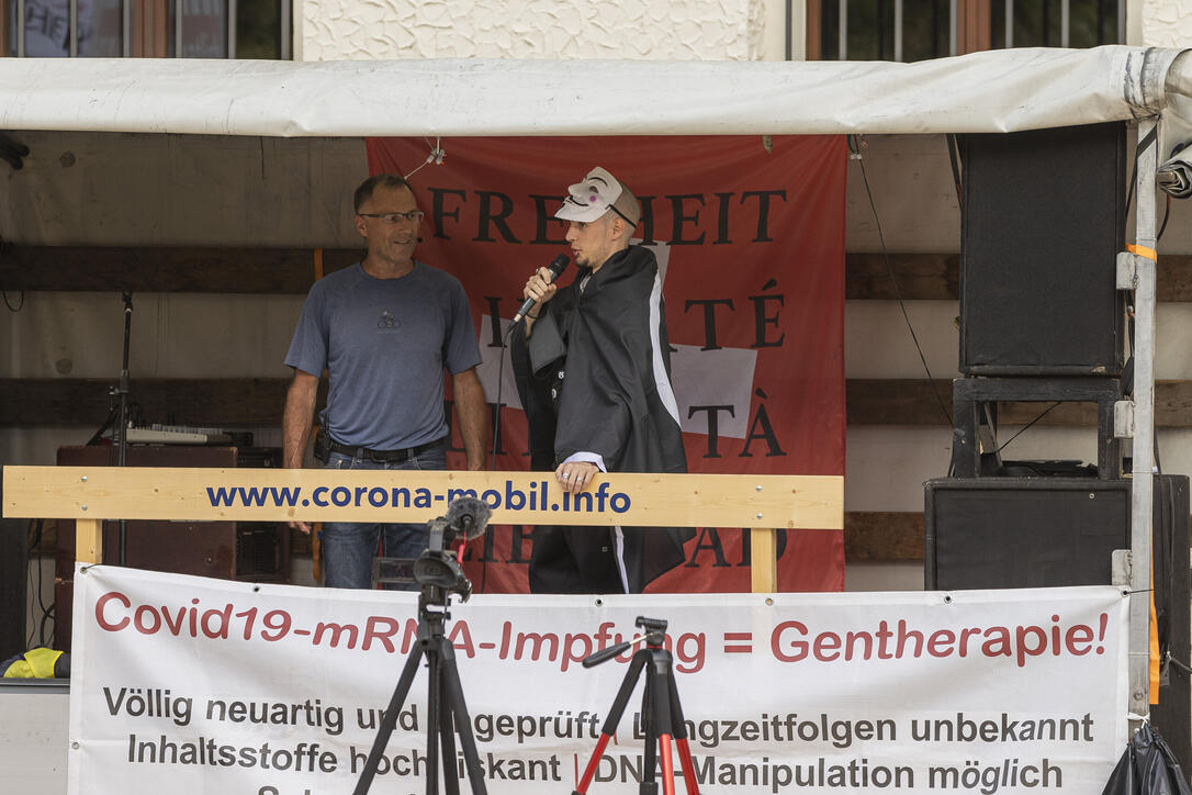 Corona Demo in Vaduz