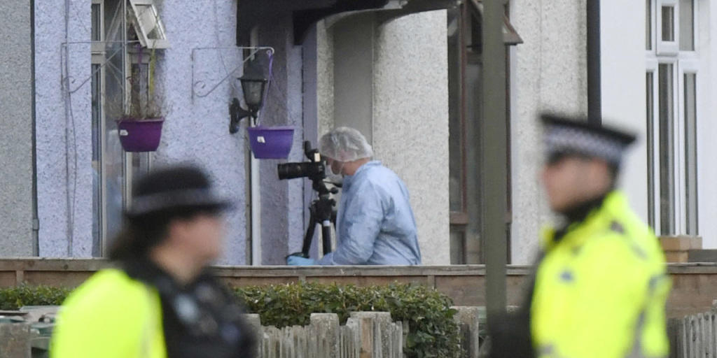 Spurensuche in einem Reihenhaus südwestlich von London