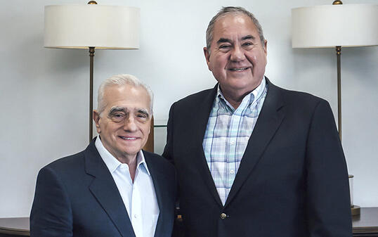 Der 76-jährige Oscarpreisträger Martin Scorsese (links) freut sich über die geplante Weltpremiere seines neuesten Werkes in New York. (Archivbild)