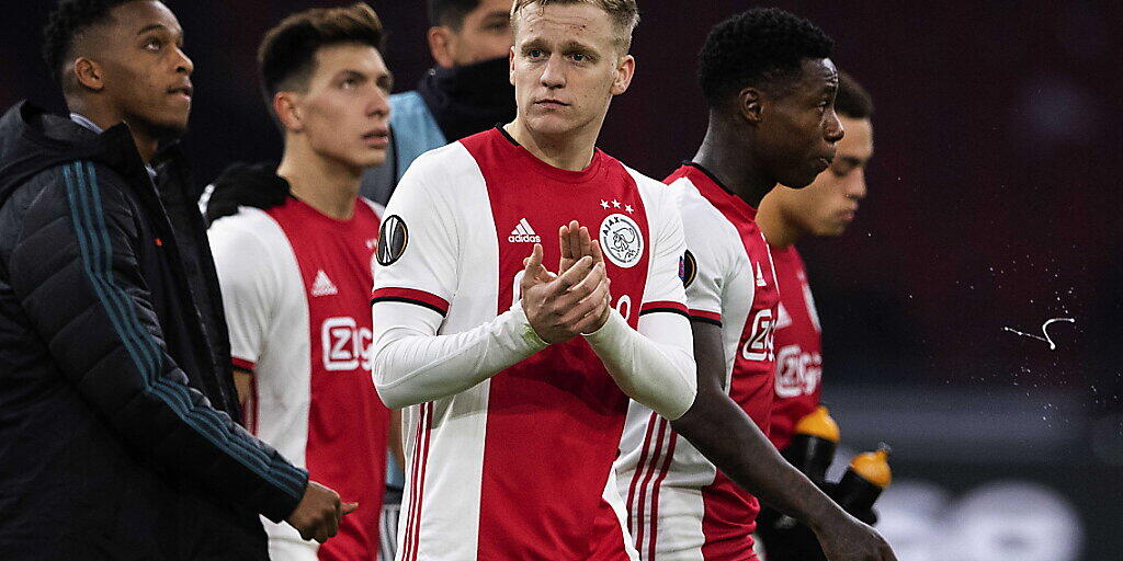 Donny van de Beek zieht es von Amsterdam auf die Insel zu Manchester United