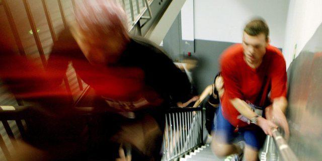 Läufer auf den Treppen des Empire State Buildings (Archivbild)