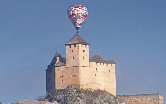 Rang zwei: Der Schnappschuss von der Burg Gutenberg erinnert an den Disney-Kinderfilm &laquo;Oben&raquo;.