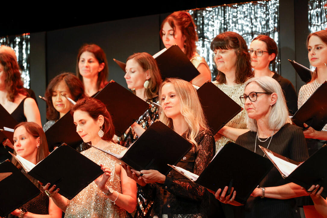 Jubil&auml;umskonzert des Young Unlimited Chors im Gemeindesaal von Mauren.