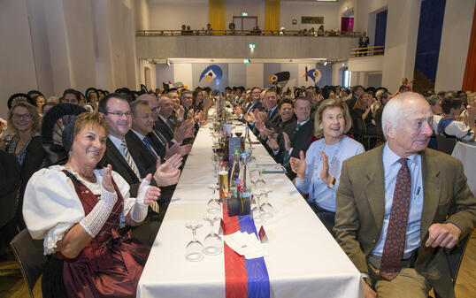 Trachtenvereinigung Feier Jubiläum Schaan 151122