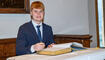 Eintragung in das Goldene Buch auf Schloss Vaduz (26.09.2025)