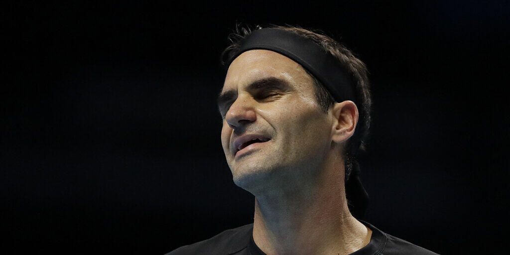 Das lief nicht wie gewünscht: Nach dem verlorenen Halbfinal an den ATP Finals ärgert sich Roger Federer über die vergebenen Chancen, sieht die Niederlage aber nicht allzu dramatisch