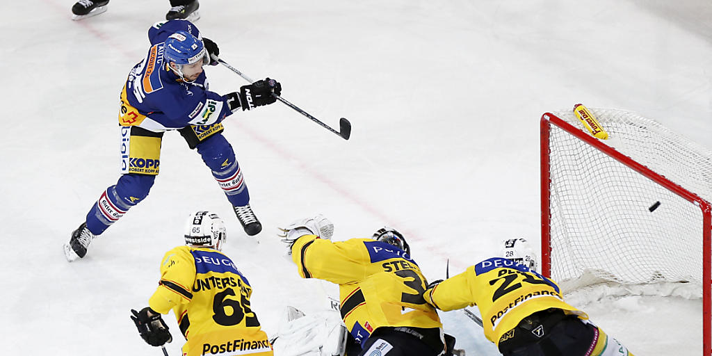 Packende Eishockey-Spiele will der neue Sportsender  MySports ab Sommer 2017 in der Schweiz zeigen. (Symbolbild)