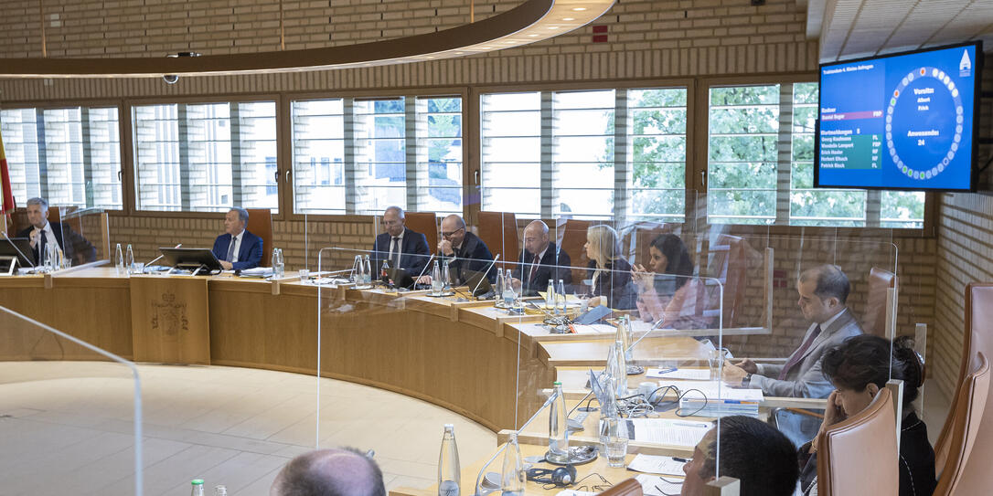 Liechtensteiner Landtag in Vaduz