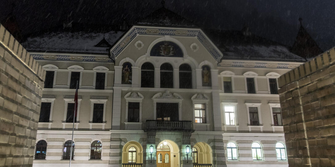 Regierungsgebäude Winter