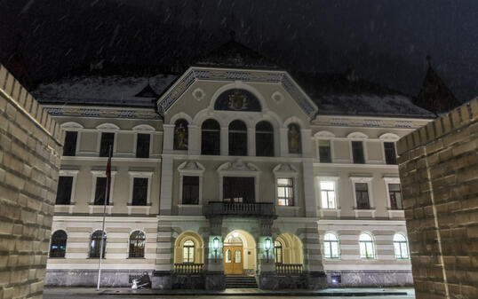 Regierungsgebäude Winter