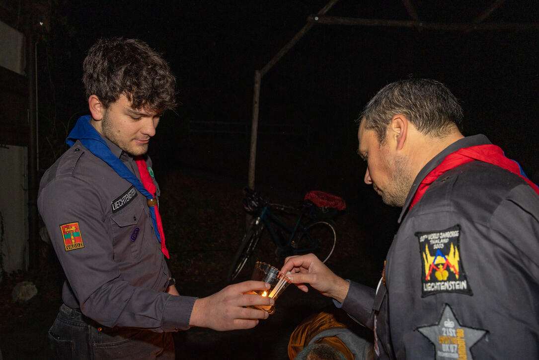 Friedenslicht 2025 in Liechtenstein (17.12.2025)